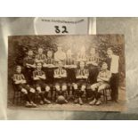 Clapton United 1910/1911 Football Team Postcard: Excellent condition with no writing to rear.