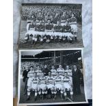 48/49 QPR Football Team Group Press Photos: Home and away 10 x 8 original press photos. Away group