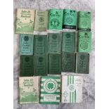 Celtic Football Guide Pocket Annuals: Complete run from 50/51 to 54/55 plus 58/59 and a further 7