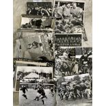 Moseley Rugby Press Photos: Black and white with press stamps to rear with players often