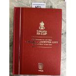 2021 Hardback FA Cup Final Football Programme: Red Ltd edition number 119/725 issued by the FA in