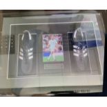 Matthew Upson England Match Worn Football Boots: Worn by Upson around 2010. Expensively framed in