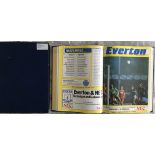 Everton Bound Volumes Of Football Programmes: Complete run from 70/71 to 77/78 plus 79/80 81/82 83/
