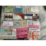 Football Ticket Collection: Includes 1990 Ireland v Romania World Cup match, 2 x 78/79 Coventry