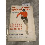 1938 VIP FA Cup Final Football Programme: Almost certainly Royal Box issue as does not have a
