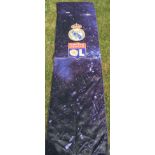 Real Madrid v Lyon Official Champions League UEFA Football Banner: Large 2200 x 600mm banner with