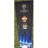 CSKA Moscow v Manchester City Official Champions League UEFA Football Banner: Large 2200 x 600mm