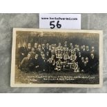 Sunderland 1913 Canadian Tour Football Team Postcard: Good condition with no writing to rear.