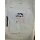 Jimmy Greaves 65th Birthday Tribute Proof Copy: Printers proof copy of the book that was produced to