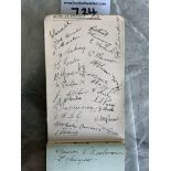 37/38 Middlesbrough Football Autographs: One of the best ever Boro teams finishing 6 points behind