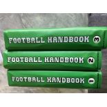 Marshall Cavendish Football Handbook Collection: All 3 official binders complete with index as the