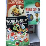 Football Programme+ Memorabilia Box: Includes 1966 World Cup, Newspapers for Cup Finals, Handbooks