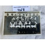 1921 West Ham Youth Football Postcard: This is the team that played in the final at Upton Park in