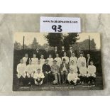 1907/1908 Norwich City Football Team Postcard: Excellent condition by Wilkinson with players and