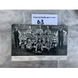 Darlington 1909/1910 Football Team Postcard: Good condition with players names underneath. No