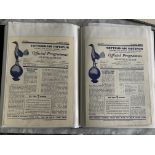 1950s Tottenham Home Football Programmes: Mainly early 50s to include 32 from the Championship