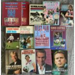 West Ham Football Book Collection: Complete Record signed and dedicated to Mick by Bonds Hilliard