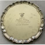 Catford Wanderers Real Silver Football Tray: Given to Ex Aston Villa Enfield and Dulwich Hamlet
