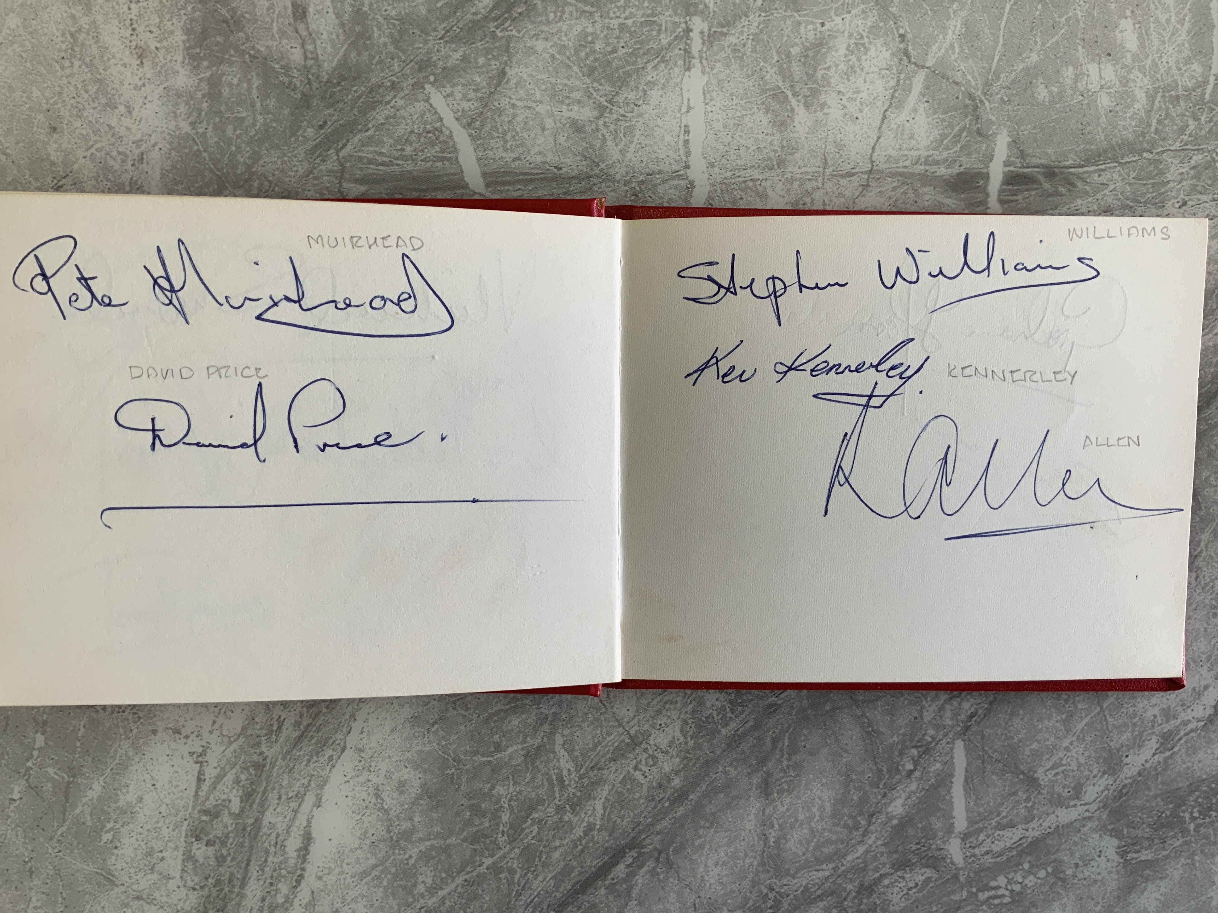 Arsenal 70/71 Double Season Autograph Book: 37 different players from the squad all named with - Bild 4 aus 4