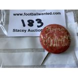 Woolwich Arsenal 1907 Football Badge: Original badge produced by D+M Photo Works of Tooting. Red and