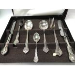 A Collection of james Dixson cutlery in four origi