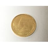 A Russian gold coin dated 1966 weigh 8g