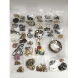 A collection of costume jewellery items comprising