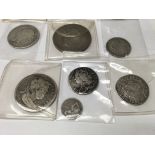 A collection of 16 Victorian and earlier silver co