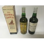 Three Bottles of Vintage whisky a Bottle of Cutty
