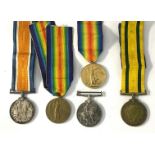 5 WW medals awarded to Sgt A.T Walker Oxfordshire