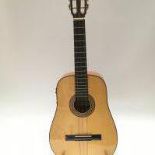 An Esteve Tres Cubano classical guitar fitted with