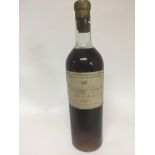 An Extremely rare Bottle of Vintage wine Chateau D