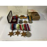 A collection of WW1 medals awarded to 19720, DVR J