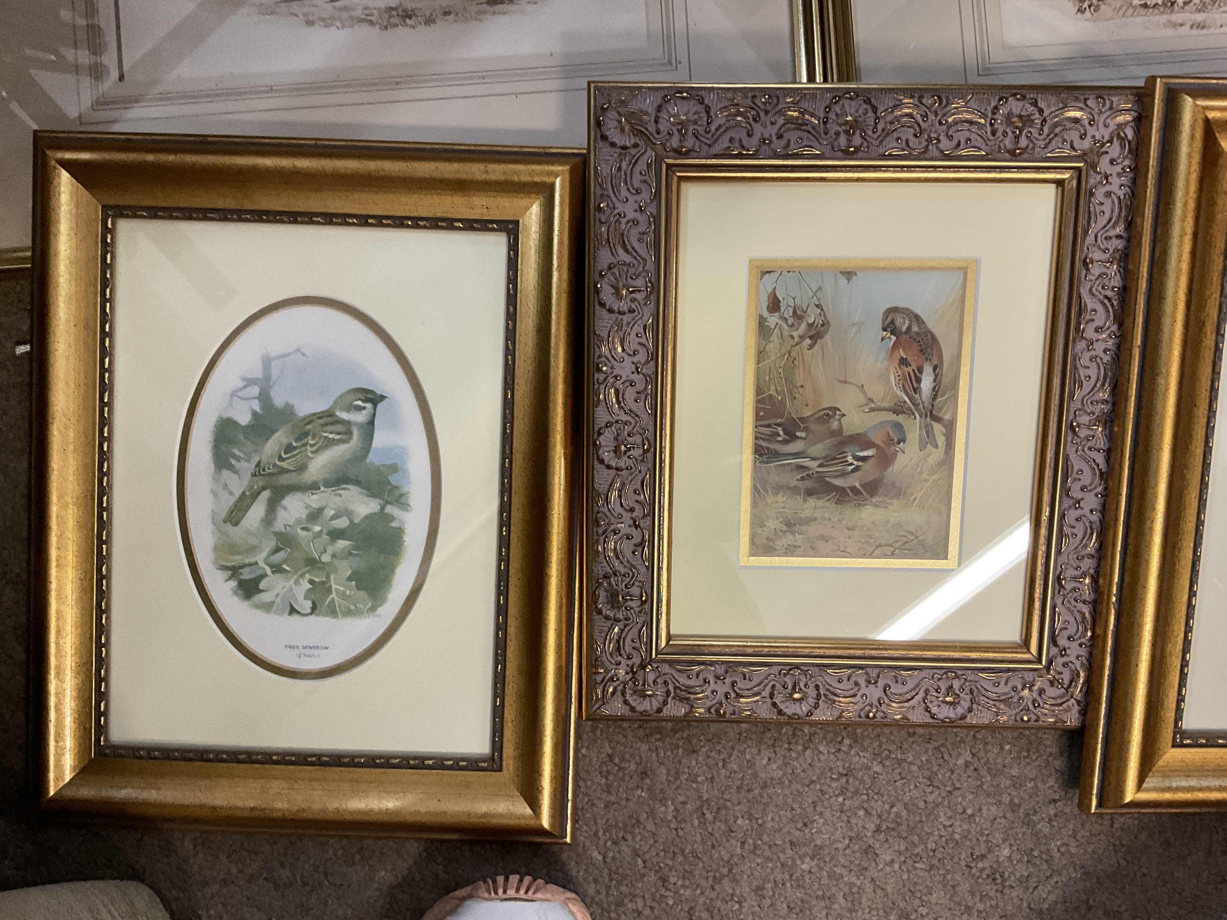 A collection of five pictures including two 19th c - Bild 4 aus 5