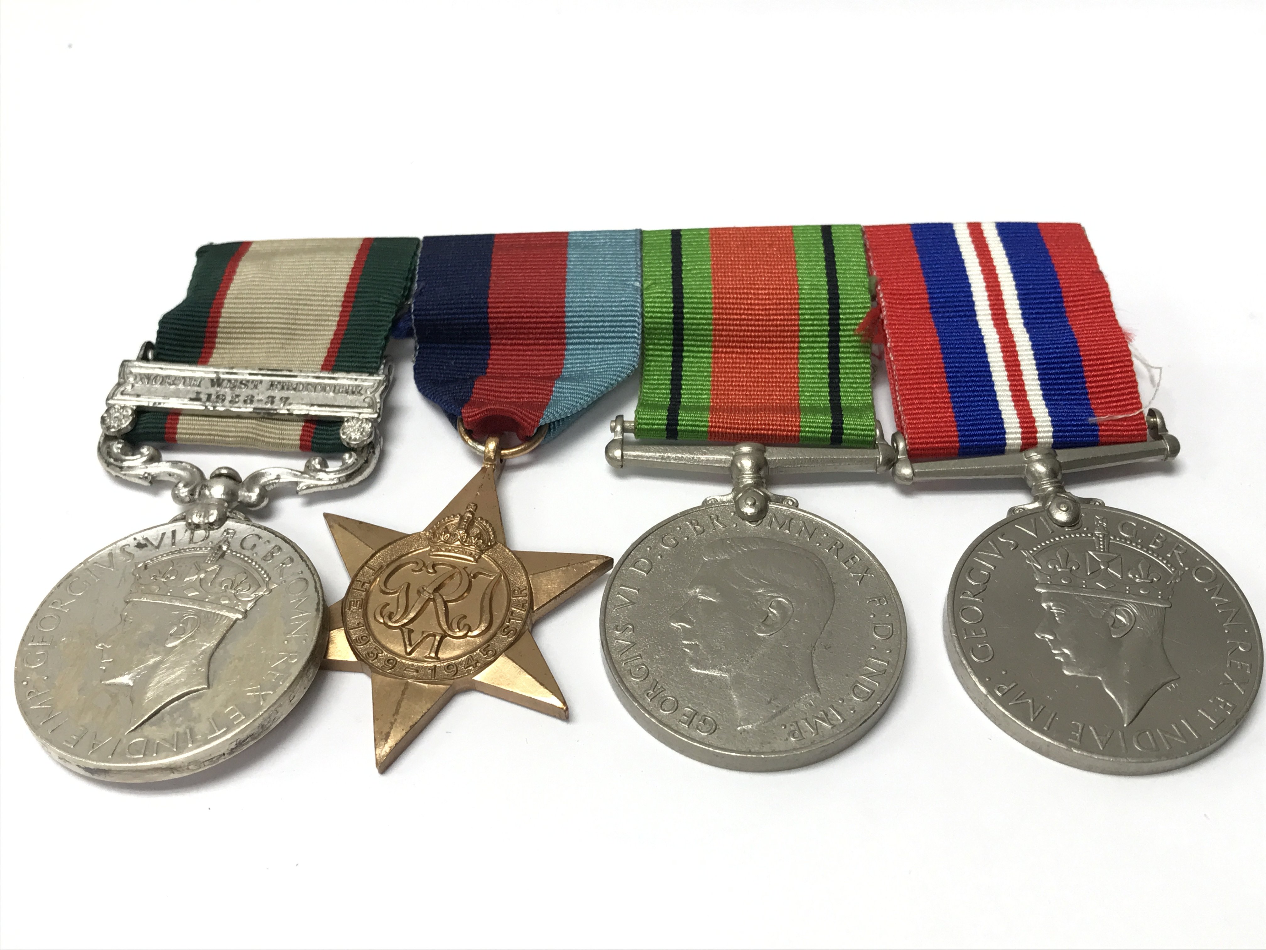 A group of four world war 2 medals.