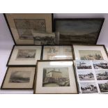 A book of 36 vintage postcards of Clacton Sea and