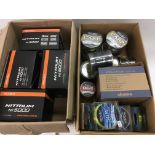 Five boxed and as new fishing reels comprising Rov