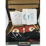 Three cases containing Buffalo memorabilia includi