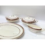 Four pieces of Royal Myotts dinner service in The