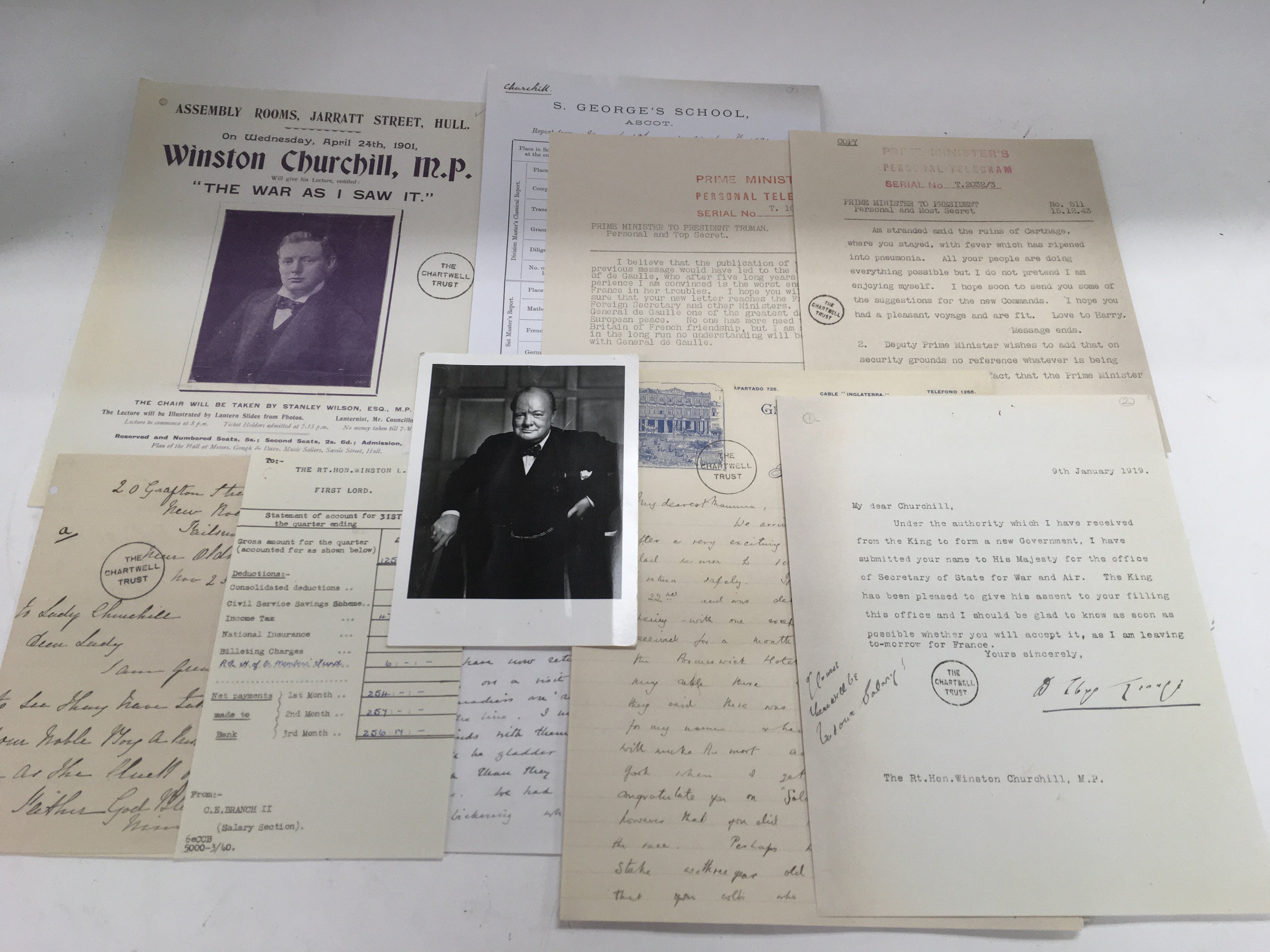 A collection of retrospective Churchill letters an