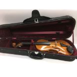 A cased good quality Swedish violin by Sten Nillso