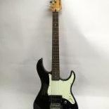 A Yamaha Pacifica 510V electric guitar in black wi