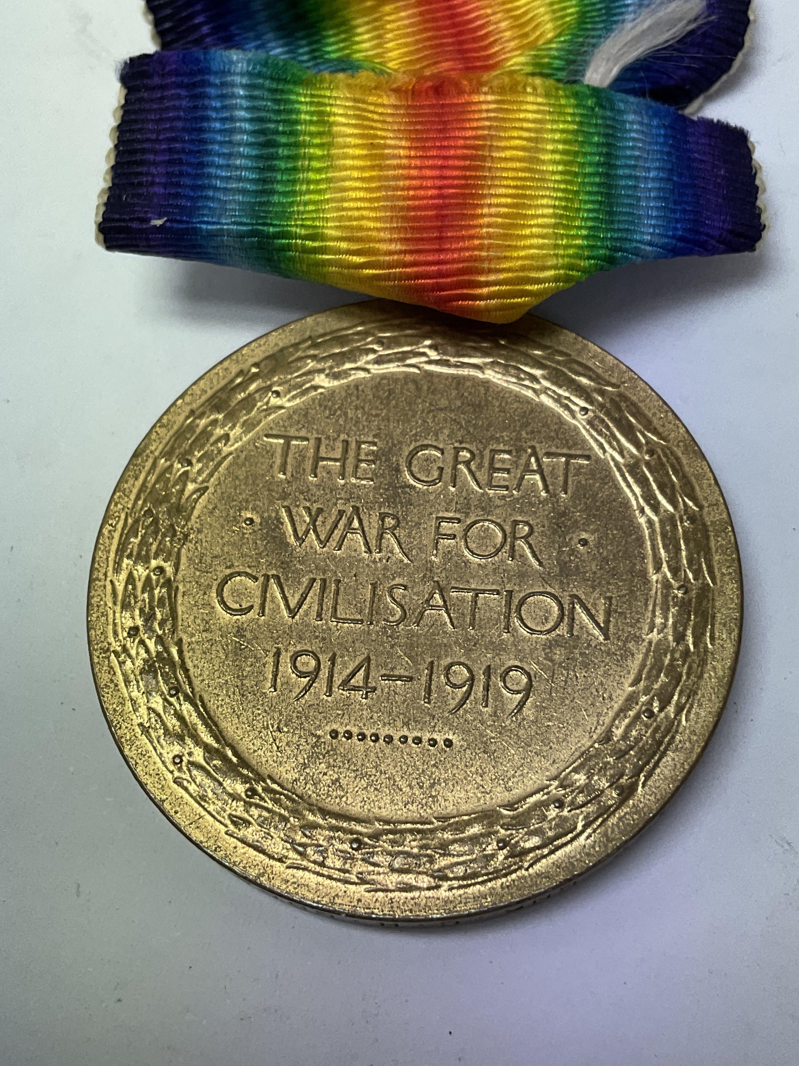A group of five First World War medals. - Image 12 of 12