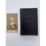 Robert Browning address book containing names and