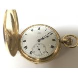 A Fine 18carat gold gents Hunter pocket watch butt