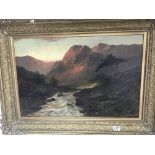 A Quality Edwardian oil painting on canvas depicti