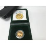 A 1980 gold proof full sovereign