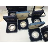 A Collection of Royal mint and Westminster silver