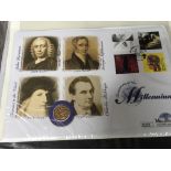 A full sovereign first day cover .