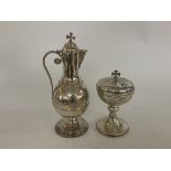 2 silver plated communion items.